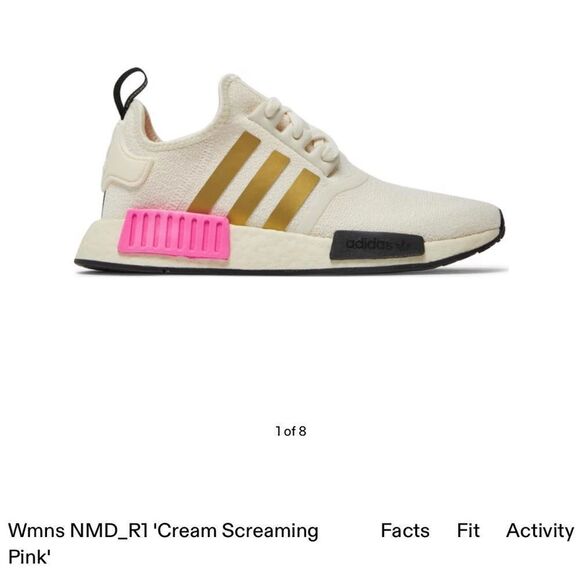 Adidas NMD R1 Cream Screaming Pink - Picture 1 of 11